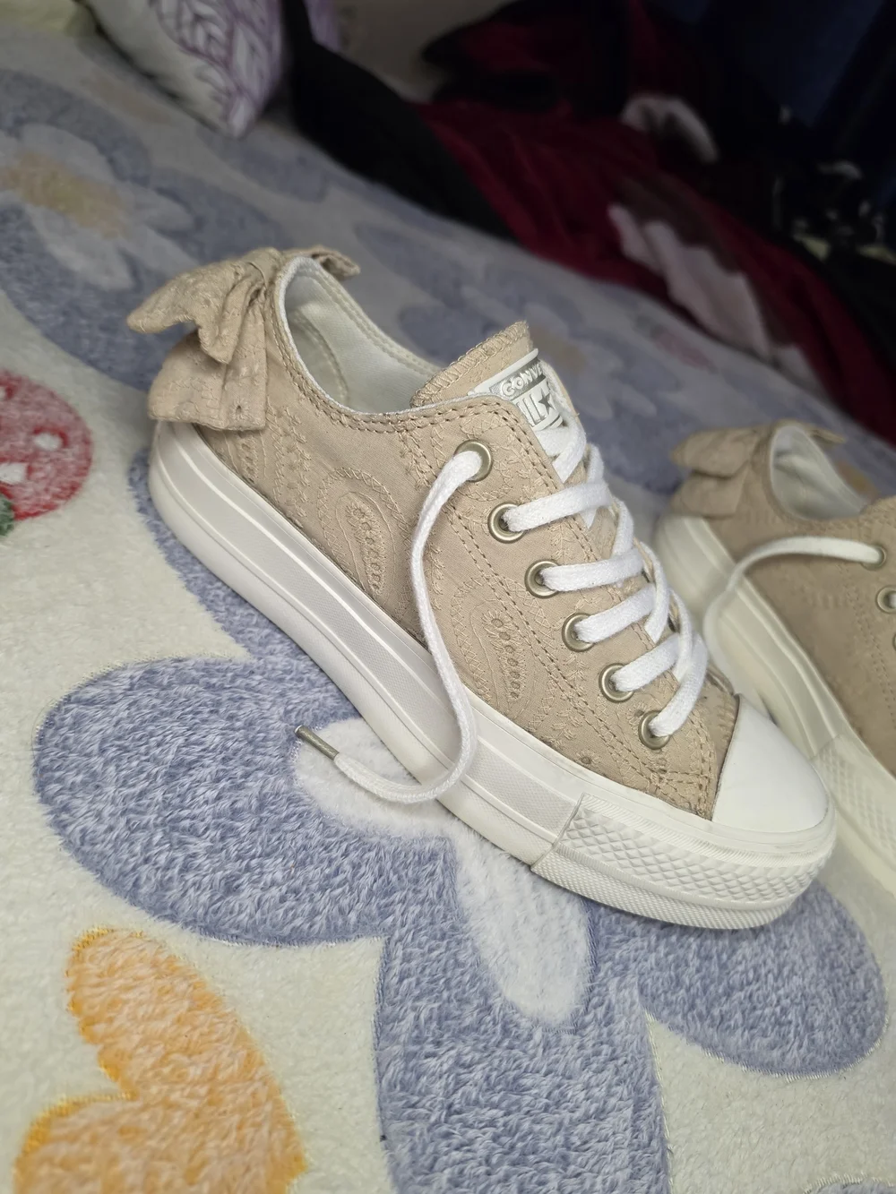 Converse All Star Women's Low-Top Sneakers in Beige